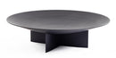 Braciere da Giardino Ø100x27 cm in Acciaio Nebraska Nero