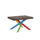 Tavolo Allungabile 140-400x90x77 cm Volantis Noce Telaio 4B 