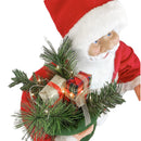 Pupazzo Babbo Natale H90 cm con Luci e Suoni Rosso