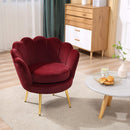 Poltrona 80x86 cm in Velluto Magenta