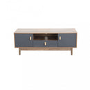 Mobile Rémy 120x39x45 h cm in Legno Grigio