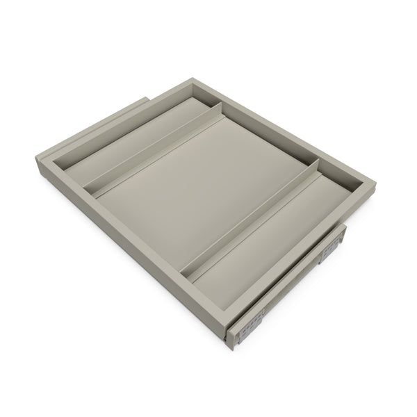 prezzo Kit Vassoio e Telaio per Armadio Regolabile 600 mm Emuca Grigio Pietra