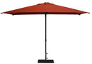 Ombrellone da Giardino 3x2 m Palo Ø38 mm in Alluminio Tessuto Olefin Trend Terracotta
