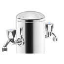 Doccetta Lavapiedi da Giardino con 2 Rubinetti ATI Docce LAV 2R Inox Anodizzato