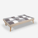 Divano Letto Clic Clac 80x176x92 cm in Tessuto Patchwork Patchwork 2