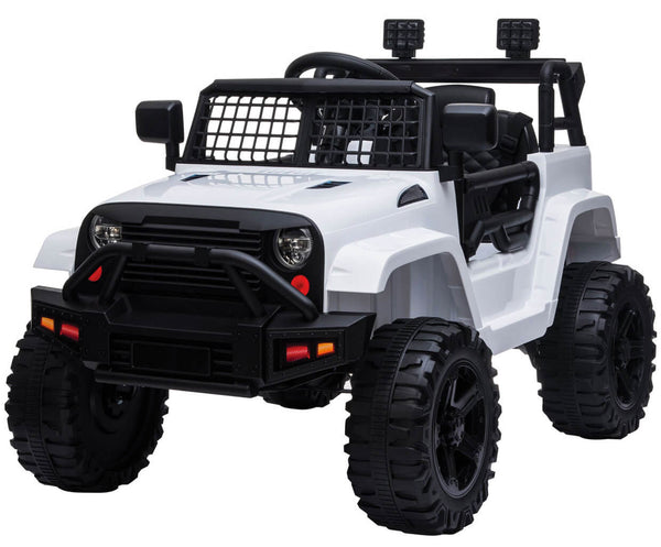 acquista Macchina Elettrica per Bambini 12V Fuoristrada Kidfun Kansas Bianca