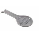 Poggiamestolo "Calories" 27,8x12,4x3,5 cm in Ceramica VdE Tivoli 1996 Grigio