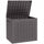 Baule da Giardino 56x41x50 cm con Maniglie Contenitore Porta Attrezzi Impermeabile in PP Marrone