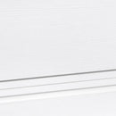 Set 2 Comodini Sospesi 49x38x23 cm in MDF e  Truciolato Bianco