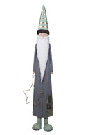 Statuina Babbo Natale 150 cm in Metallo