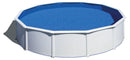 Piscina Rotonda Fuori Terra Ø550xh120 cm in Acciaio e PVC Gre Fidji