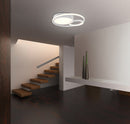 Plafoniera da Interno a LED in Metallo Bianco Opaco