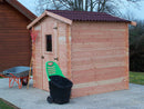 Casetta Box da Giardino 2x2 m Senza Pavimento in Legno Douglas 28mm Dublin