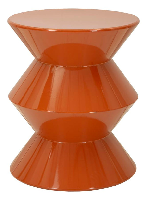 Tavolinetto Zag Orange Ø37,5x45 cm in Metallo Arancione prezzo