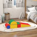 Set 5 Costruzioni Morbide per Bambini 1-3 Anni in Finta Pelle e Schiuma Multicolore   