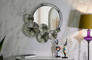 Specchio Kandi 85x7x80,6 cm in Metallo e Specchio Argento      