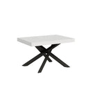 Tavolo Allungabile 120-224x90x77 cm Volantis Bianco Frassino   