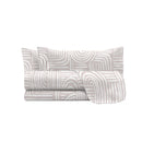 Set Lenzuola con Stampa Sopra Sotto e Federe Linea Ida Diana Varie Misure
