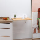 Tavolino da Parete Pieghevole 60x40x20 cm in MDF Legno