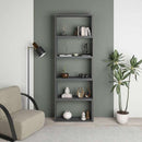 Libreria 72x22x200 cm Wish estensibile angolare antracite