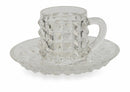 Set 6 Tazzine da Caffè in Vetro Villa d'Este Home Tivoli Diamond