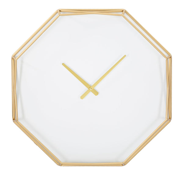 prezzo Orologio da Muro Oroy Octagonal 56x6,5x56 cm in Ferro e Plastica Oro