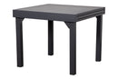 Tavolo Allungabile da Giardino 90/180x90x75 cm in Alluminio Grigio