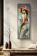Dipinto su Tela Laccato Elegant con Cornice 52x4,5x152 cm in Pino e Tela e Plastica      