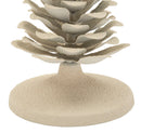 Porta Candele Dune Pigna Ø9,5x11,5 cm in Ferro Crema      
