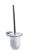 Scopino Wc Rodi in Ottone Cromato e Vetro