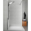 Colonna Doccia Termostatico Multifunzione Idromassaggio Doccetta Alluminio Silver