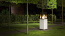 Stufa a Gas da Esterno 127,6x38,3x38,3cm Flig Gastonia Mini Nero Satinato