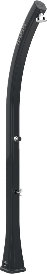 acquista Doccia Solare da Esterno Giardino 23L Miscelatore e Lavapiedi Arkema Happy Grigio Antracite