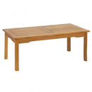 Tavolino 100x50x40 h cm in Legno di Acacia Marrone