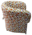 Poltrona Imbottita 65x65x75 cm in Tessuto Renier Tun