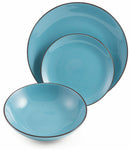 Servizio Piatti 18 Pezzi in Stoneware Soriani Roma Multicolor