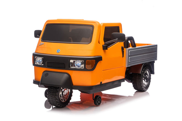 Macchina Elettrica per Bambini Licenza Piaggio Apecar 12V Arancione acquista