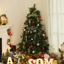 Albero di Natale Artificiale Innevato 150 cm 770 Rami con Pigne  Pino Verde