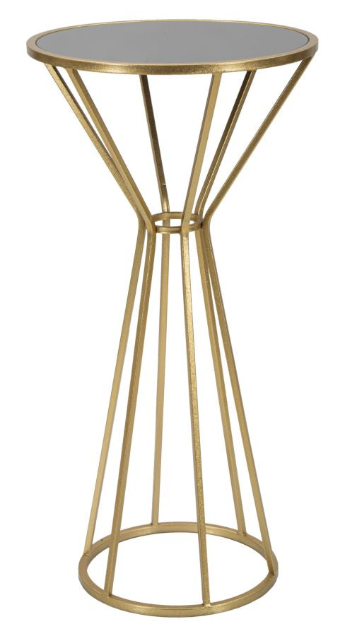 acquista Tavolino Simple New 40x80x40 cm in Ferro e MDF Oro