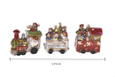 Treno di Natale Lunghezza 32 cm osso