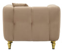 Poltrona Alma Grigio con Cuscino 81x97x71 cm in Legno e Poliestere      