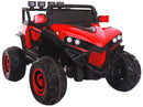 Macchina Elettrica per Bambini 2 Posti 12V Kidfun Fuoristrada 4x4 Rosso