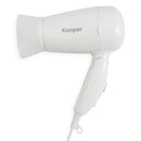 Asciugacapelli Phon Pieghevole da Viaggio 1200W Kooper Compact Bianco