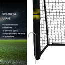 Porta da Calcio Piccola per Allenamento 180x120x60cm da Esterno Umbro Rete Antiurto in Metallo Giallo e Nero      