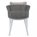 Sedia Granada 61x61x78,5h cm in Alluminio Grigio