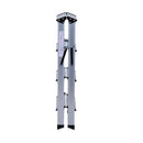 Scaletta Pieghevole in Alluminio 4 Gradini   Silver