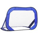 Porta da Calcio Pop Up Portatile per Bambini con Borsa Blu 122x85x82 cm 