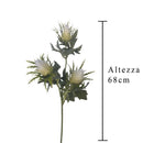 Set 6 Piante Artificiali di Eringium con Fiori Altezza 68 cm