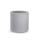 Vaso da Esterno Interno Design Cilindrico Ø36x35 cm Modigliani in Resina Beige 