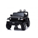 Macchina Elettrica per Bambini Fuoristrada Jeep Wrangler Rubicon 12V con Telecomando Nero